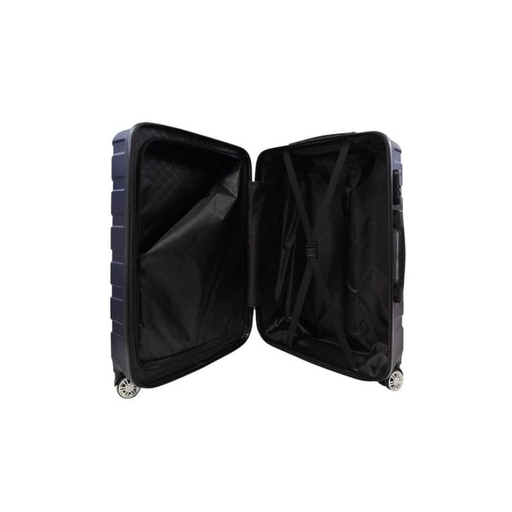 Bavy Cestovní kufr skořepinový 24" Ribs Navy
