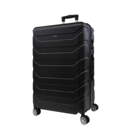 Bavy Cestovní kufr skořepinový 28" Ribs Black