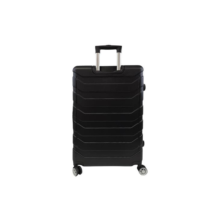 Bavy Cestovní kufr skořepinový 28" Ribs Black