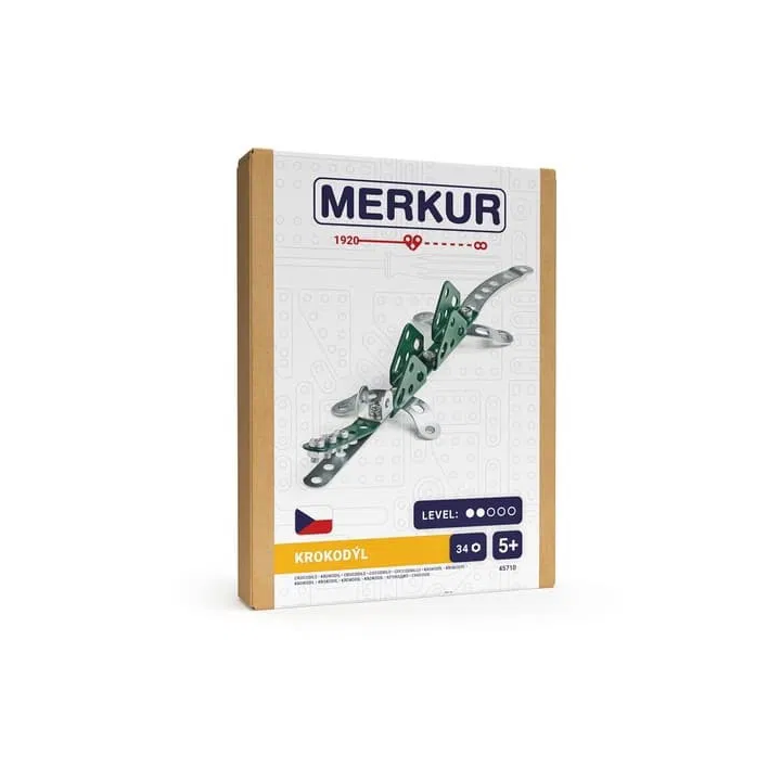 Merkur - Mini ZOO - Krokodýl, 34 dílků