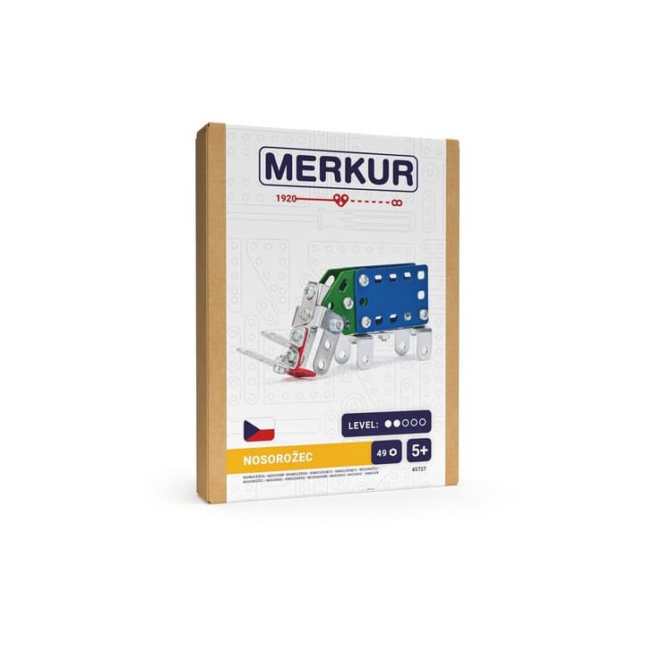 Merkur - Mini ZOO - Nosorožec, 49 dílků