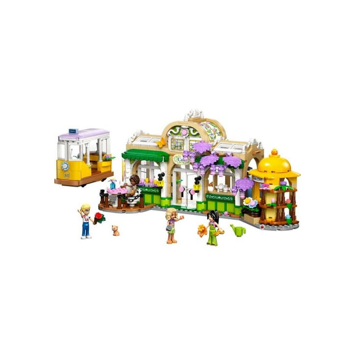 LEGO® Friends 42671 Kavárna plná rostlin a květinářství