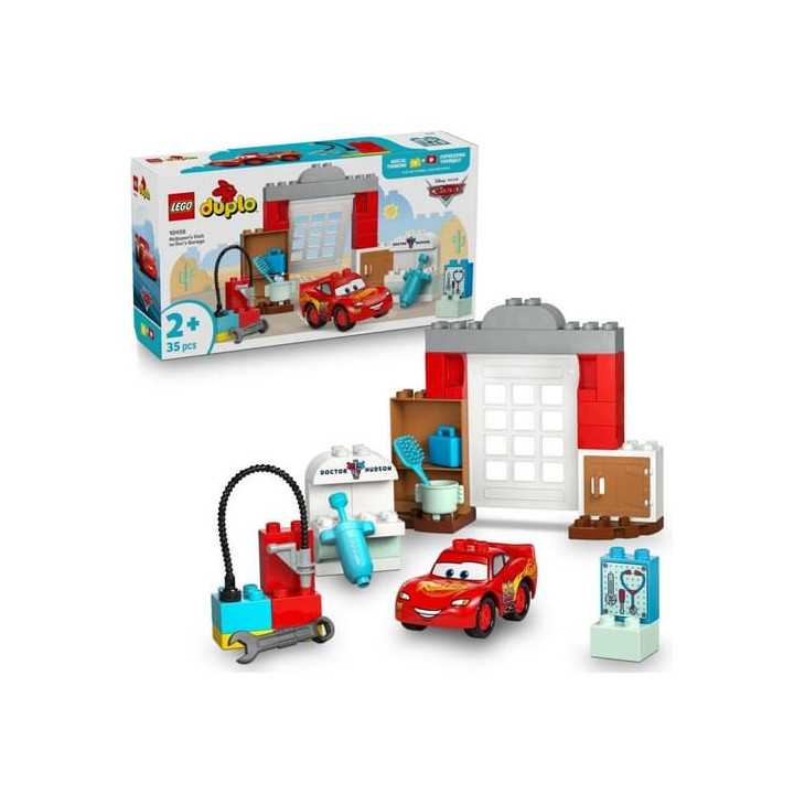 Lego Duplo 10456 McQueen a návštěva v garáži doktora Hudsona