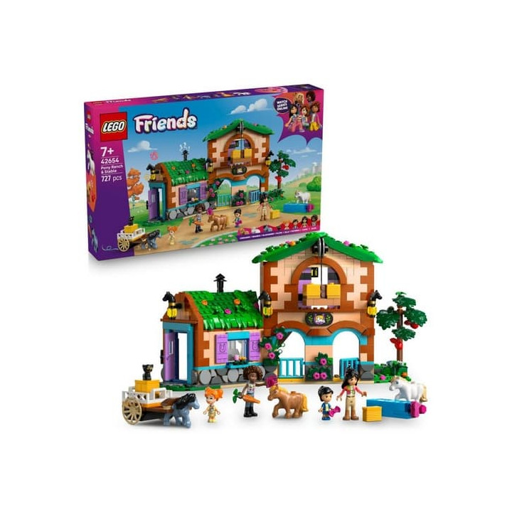 LEGO® Friends 42654 Ranč s poníky a stáj