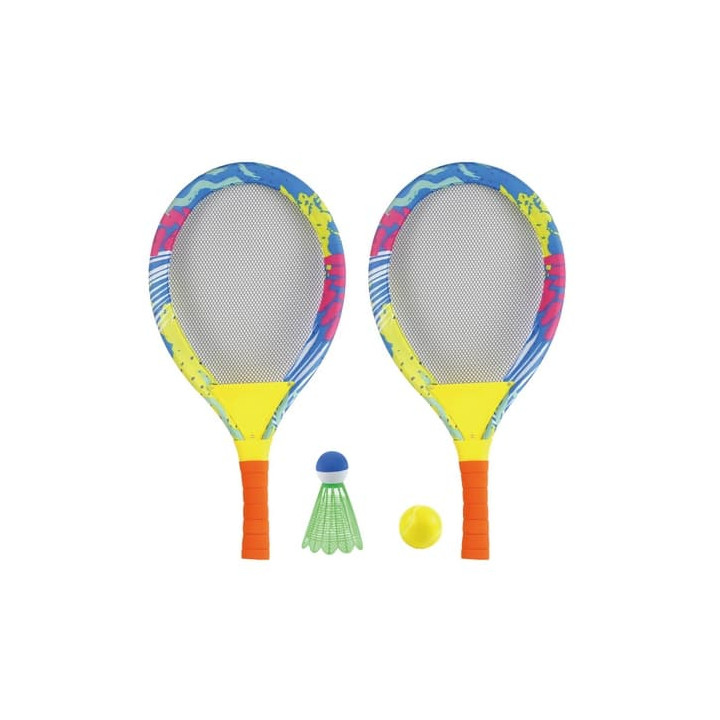 Venkovní hry – Sada na tenis a badminton 2v1