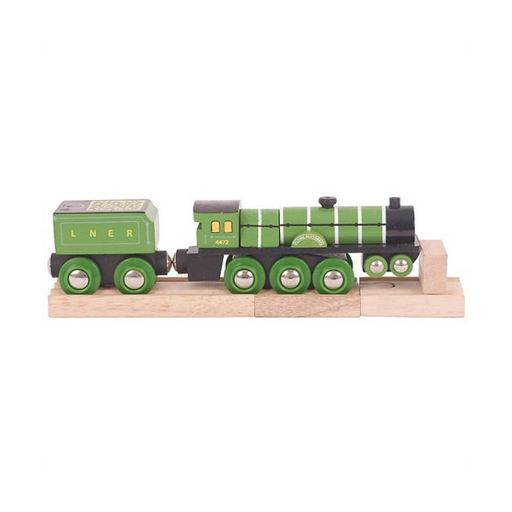 Bigjigs Rail Dřevěná replika lokomotiva Flying Scotsman