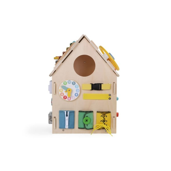 2Kids Toys Activity board Domeček přírodní