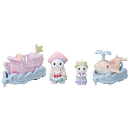 Sylvanian Families - Mořská vozítka a baby figurky v zábavném parku