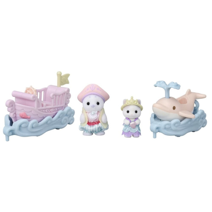 Sylvanian Families - Mořská vozítka a baby figurky v zábavném parku