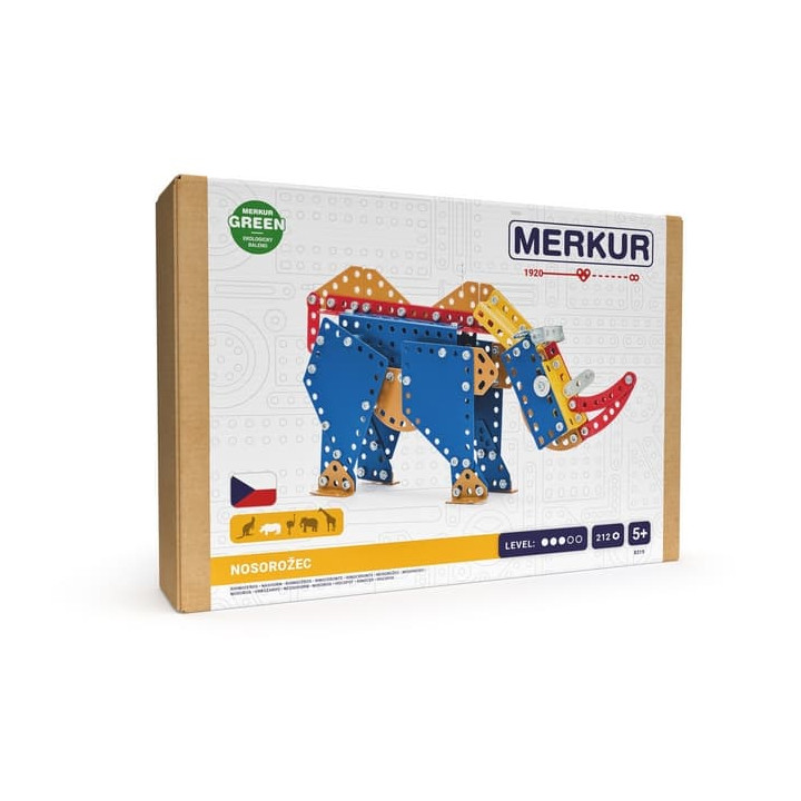 Merkur - ZOO - Nosorožec, 212 dílků