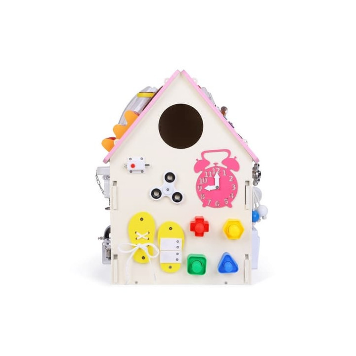 2Kids Toys Activity board Domeček růžový