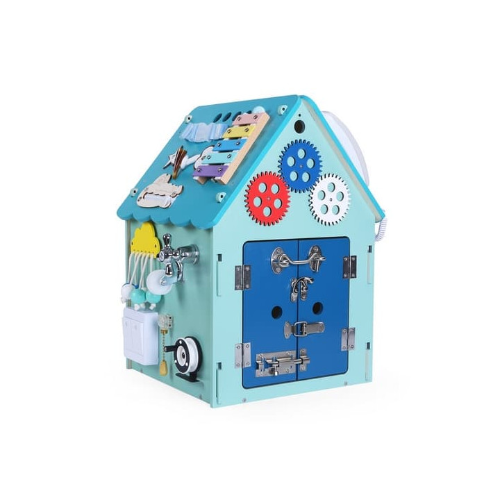 2Kids Toys Activity board Domeček modrý