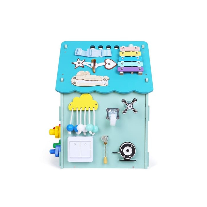 2Kids Toys Activity board Domeček modrý