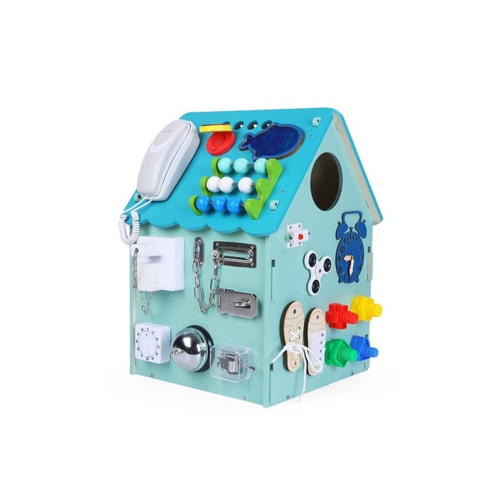 2Kids Toys Activity board Domeček modrý