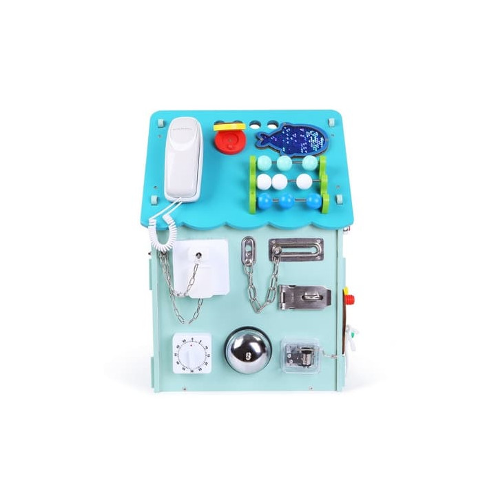 2Kids Toys Activity board Domeček modrý