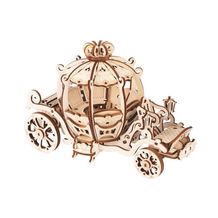 Woodcraft Dřevěné 3D puzzle Pohádkový kočár