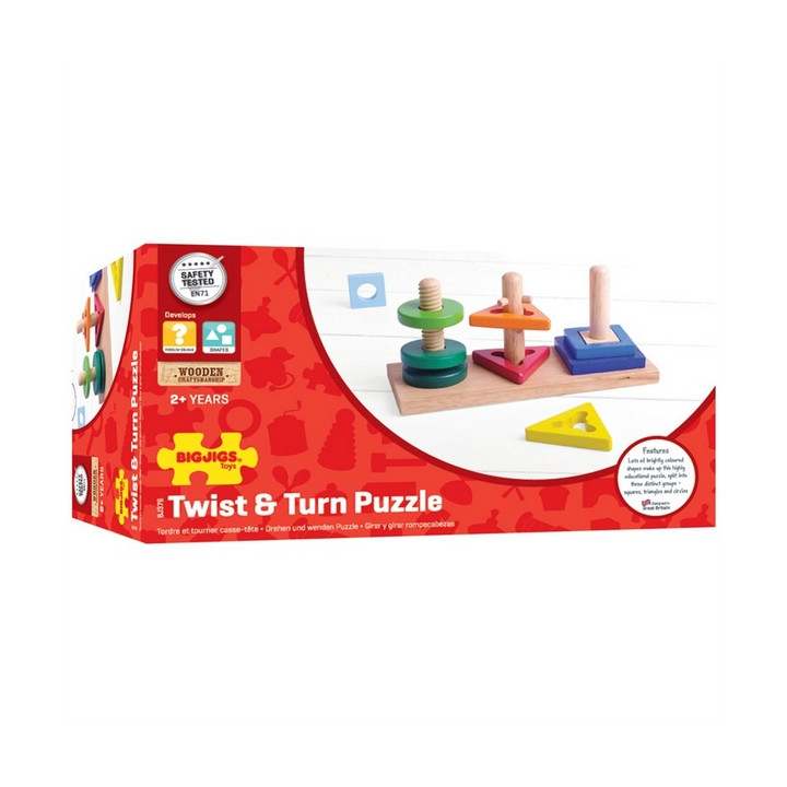Bigjigs Toys Nasaď a otoč