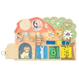 2Kids Toys Activity board Domeček se zvířátky