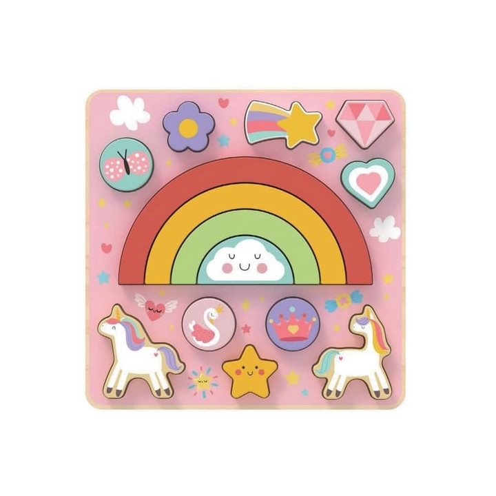 2Kids Toys Balanční puzzle Unicorn 2 v 1