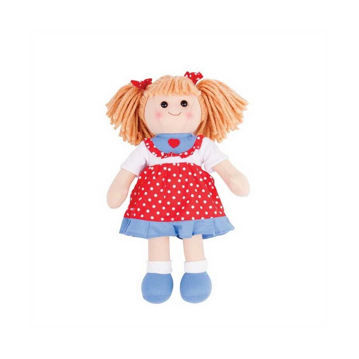 Bigjigs Toys Látková panenka Emily 34 cm