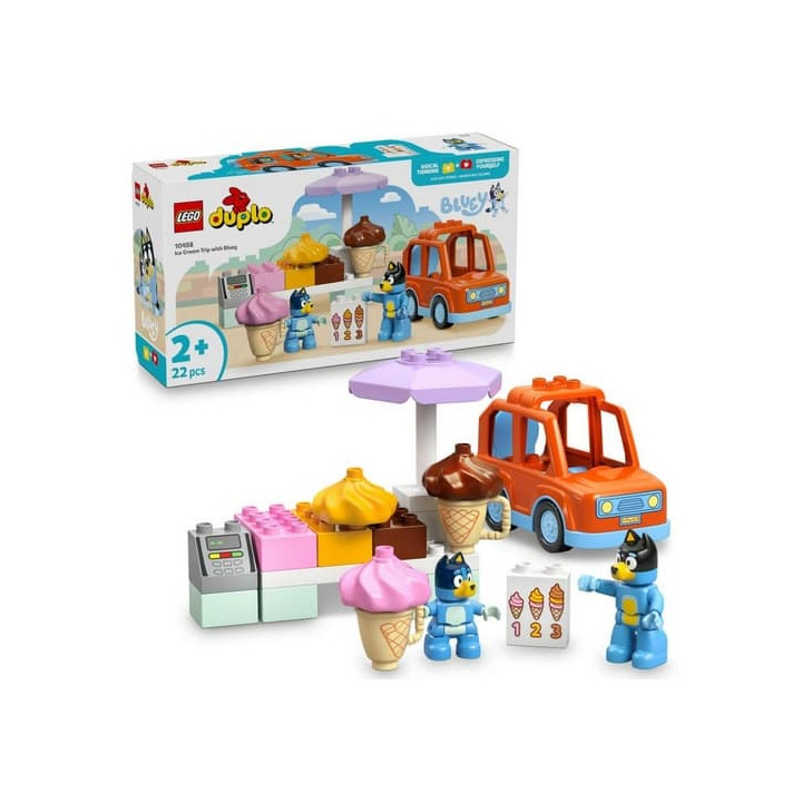 Lego Duplo 10458 Bluey a výlet na zmrzlinu