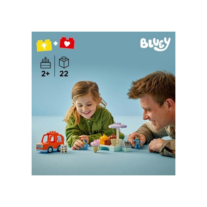 Lego Duplo 10458 Bluey a výlet na zmrzlinu