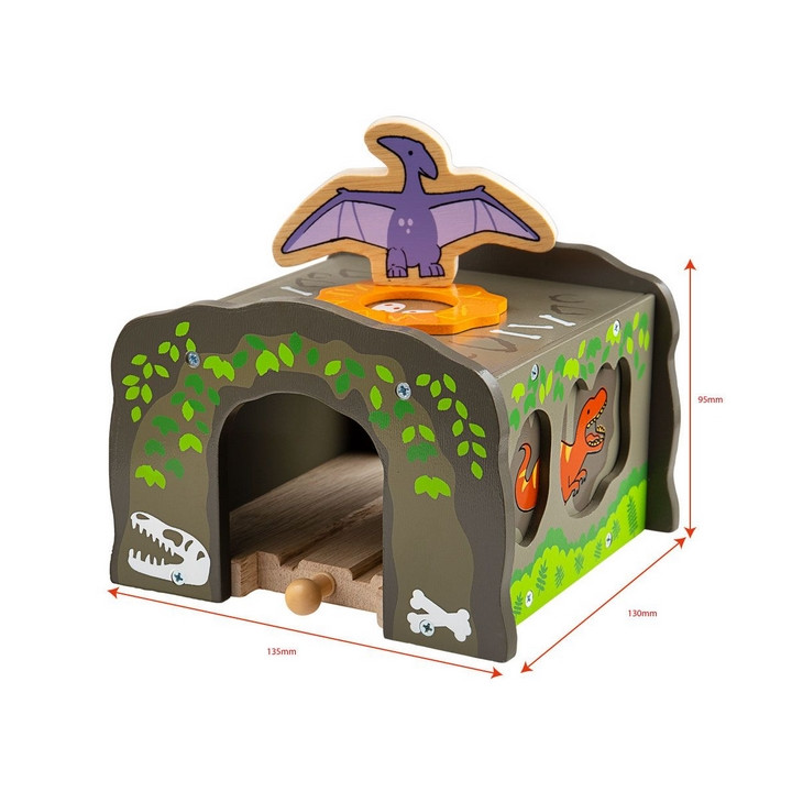Bigjigs Rail Dinosauří tunel T-rex