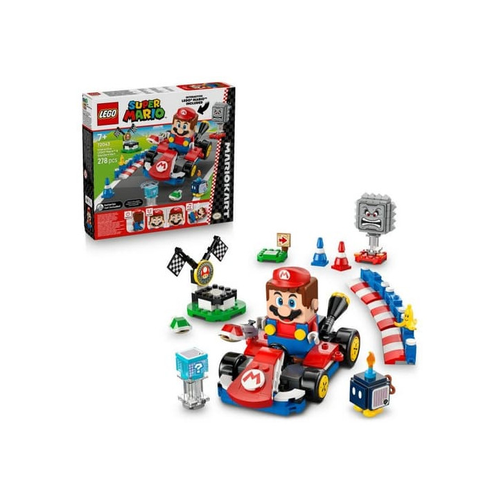 Lego Super Mario 72043 Mario Kart™ – Interaktivní LEGO® Mario™ a Standard Kart