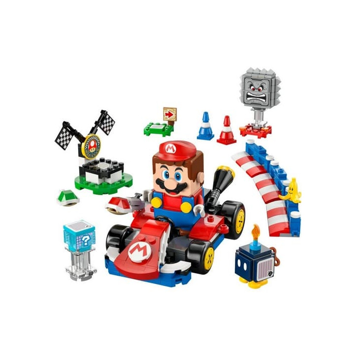 Lego Super Mario 72043 Mario Kart™ – Interaktivní LEGO® Mario™ a Standard Kart