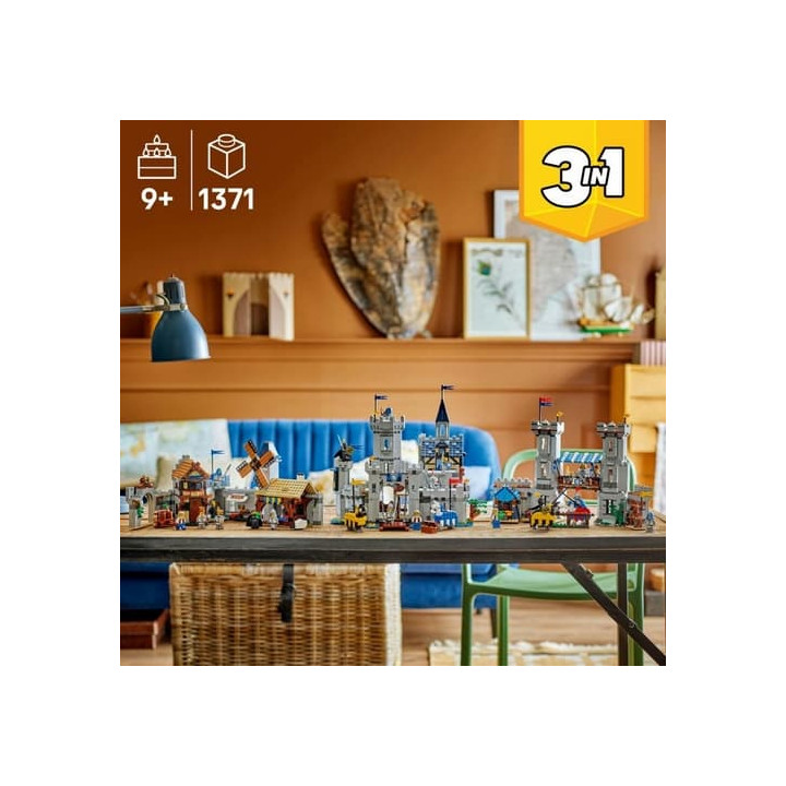 Lego Creator 31168 Středověký hrad a rytíři na koních