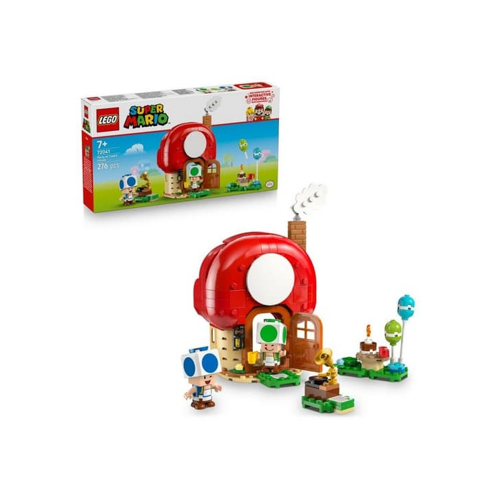 Lego Super Mario 72041 Toad a párty v jeho domku