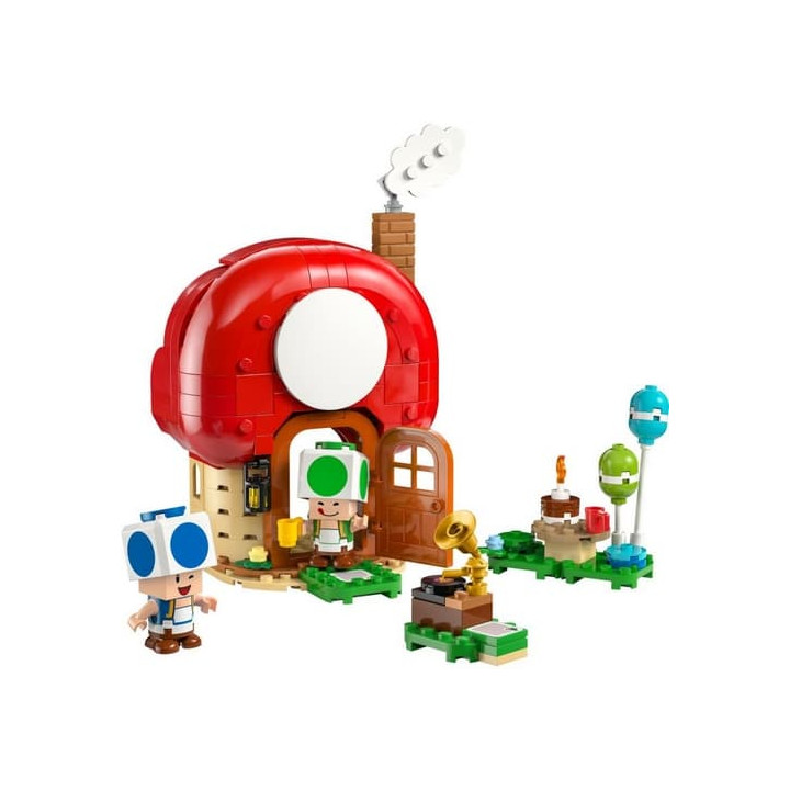 Lego Super Mario 72041 Toad a párty v jeho domku