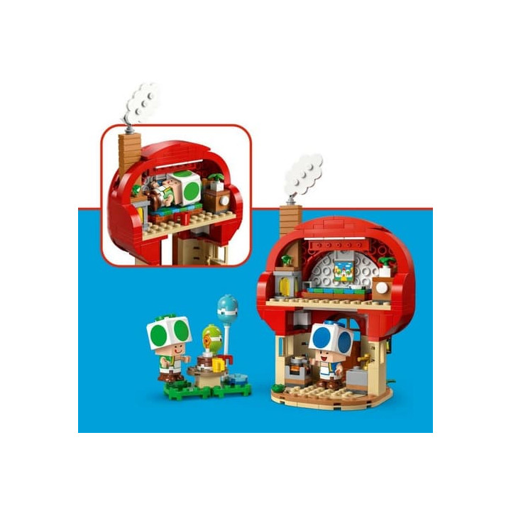 Lego Super Mario 72041 Toad a párty v jeho domku