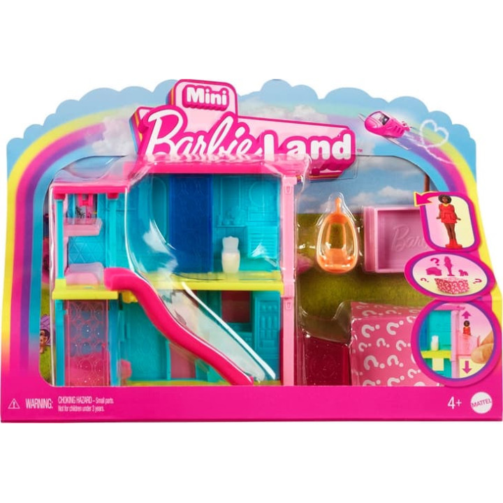 Barbie MINI BARBIELAND DOMEČEK - MODRÝ DŮM