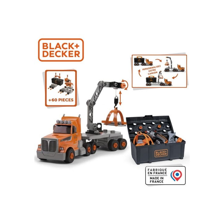 Black&Decker Kamion s nářadím a vrtačkou