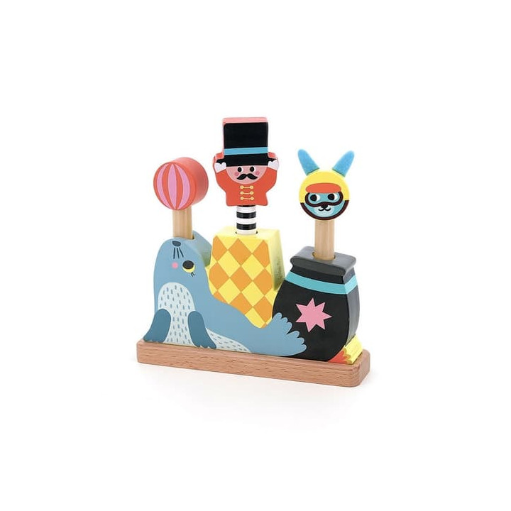 Vilac Dřevěná vystřelovací hra Cirkus
