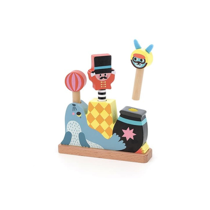 Vilac Dřevěná vystřelovací hra Cirkus