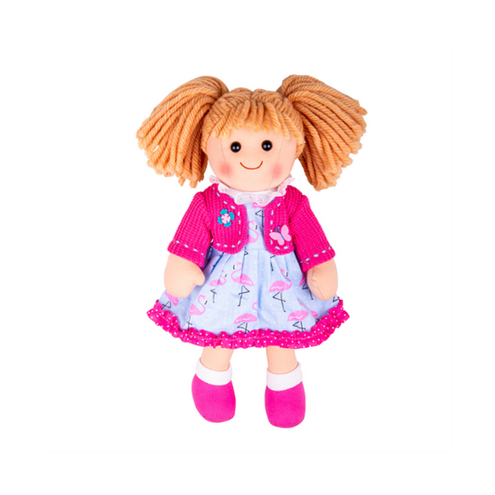 Bigjigs Toys Látková panenka Maggie 34cm
