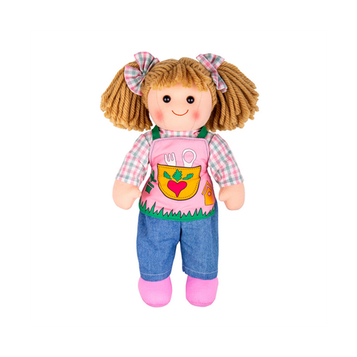 Bigjigs Toys Látková panenka Elsie 34cm