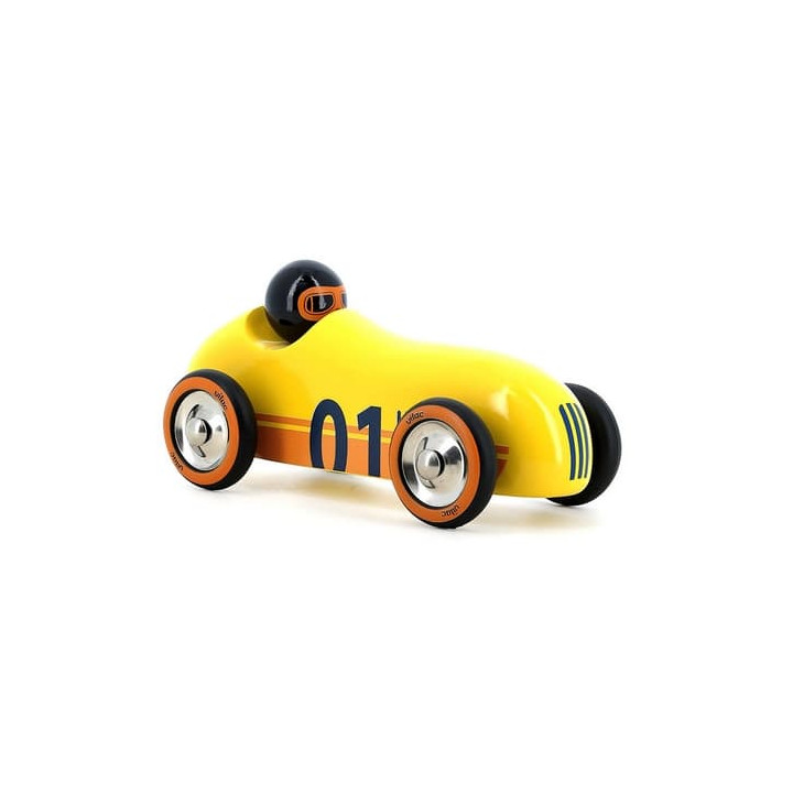 Vilac Dřevěné auto Old Sport Compet žluté