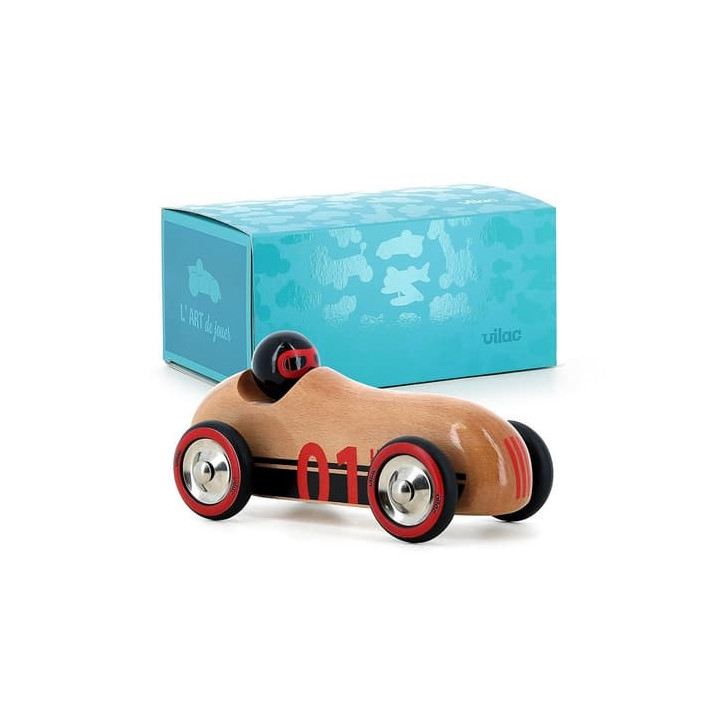 Vilac Dřevěné auto Old Sport Compet přírodní