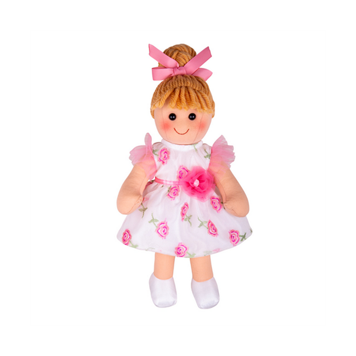 Bigjigs Toys Látková panenka Megan 34cm