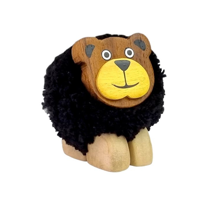 2Kids Toys Dřevěná figurka XL pompon Medvěd