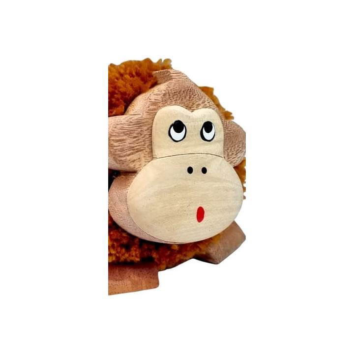 2Kids Toys Dřevěná figurka XL pompon Opice