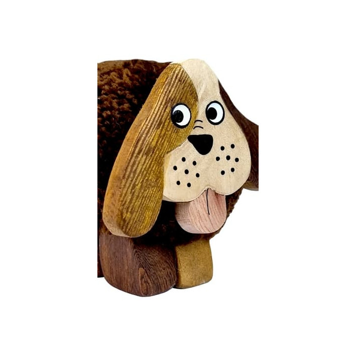 2Kids Toys Dřevěná figurka XL pompon Pes
