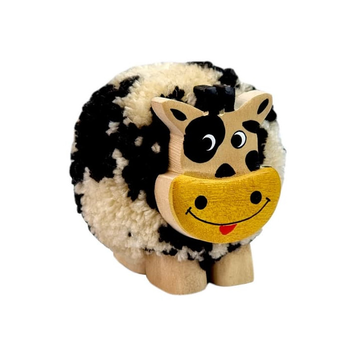 2Kids Toys Dřevěná figurka XL pompon Kráva