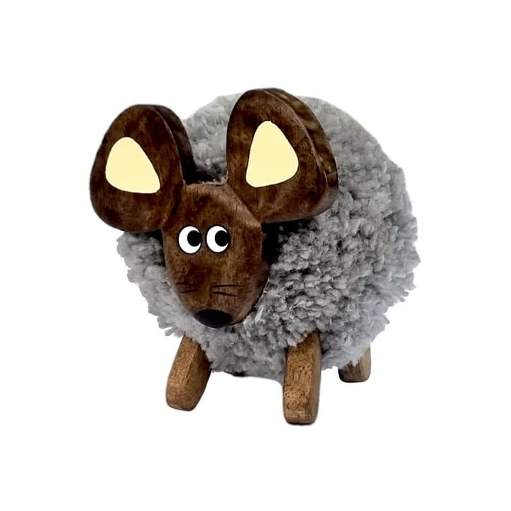2Kids Toys Dřevěná figurka XL pompon Myš