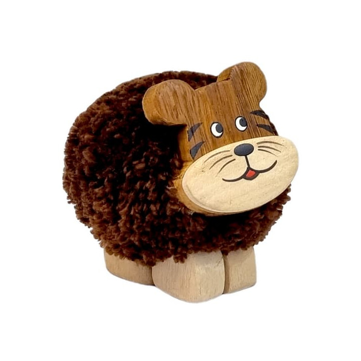 2Kids Toys Dřevěná figurka XL pompon Tygr