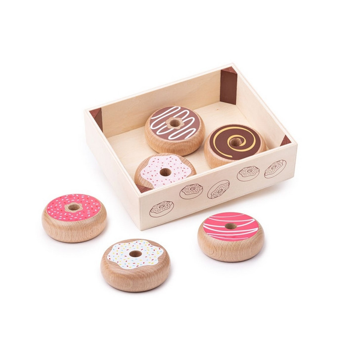 Bigjigs Toys Krabička s donuty