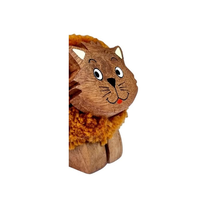 2Kids Toys Dřevěná figurka XL pompon Kočka